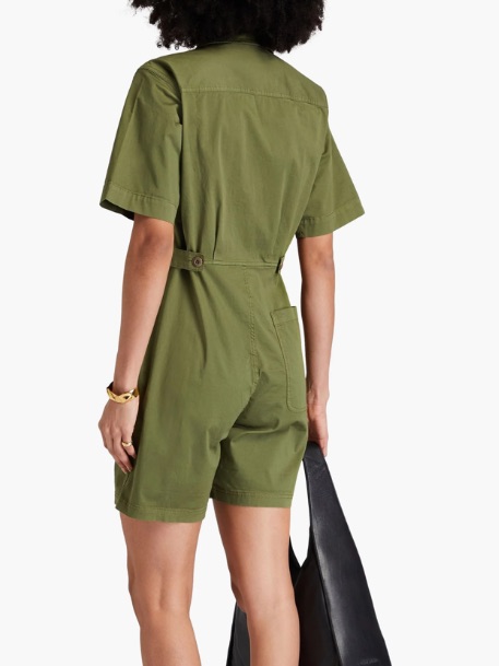 Alex Mill Army Green Utility Romper Playsuit Women’s Xl Cargo Gorpcore Cabincore — image 3 of 8